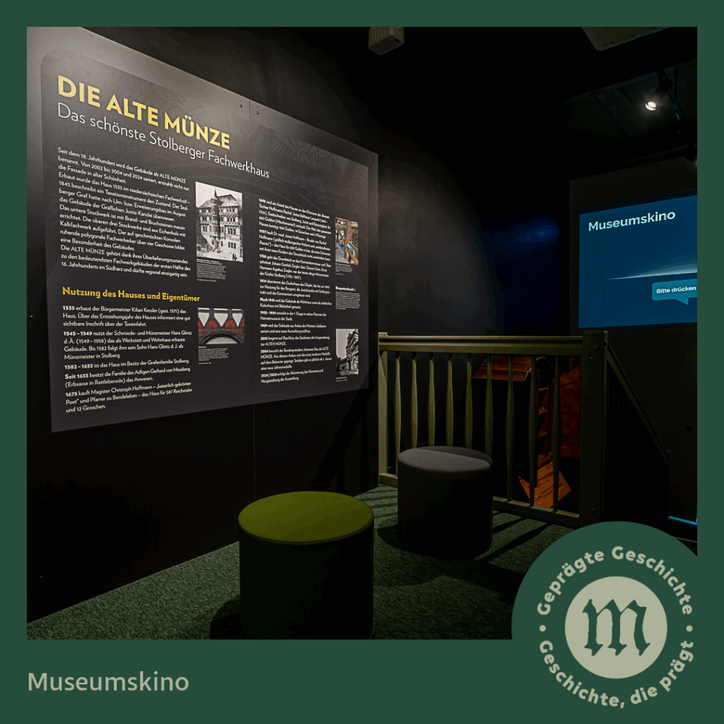 Museum ALTE MÜNZE Stolberg (Harz) - historische Münzwerkstatt: Museumskino