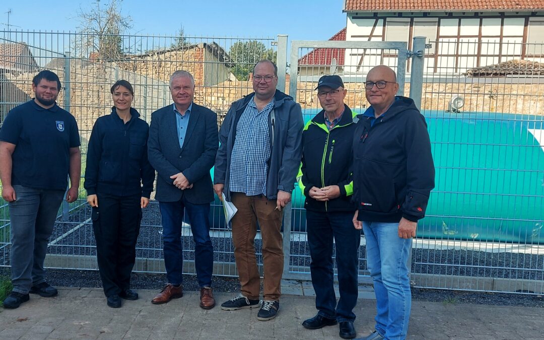Neue Löschwasserversorgung in der Gemeinde Südharz!
