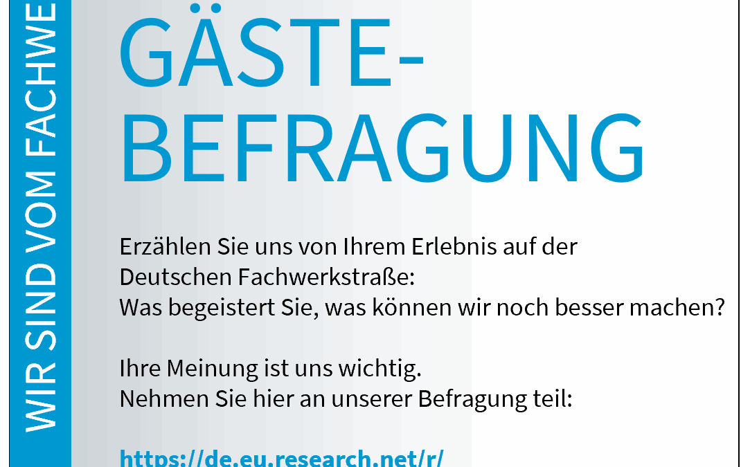 Gästebefragung: Deutsche Fachwerkstraße🏠