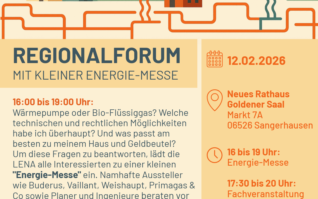 Am 12. Februar in Sangerhausen: Kostenfreie Energie-Messe für Bürgerinnen und Bürger